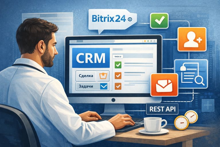CRM интеграция для медицинской клиники